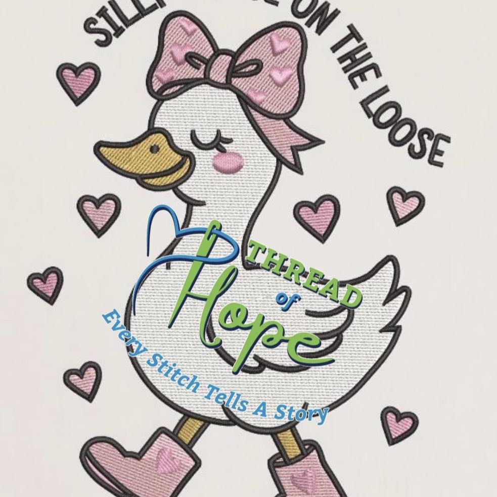 🪿 Silly Goose on the Loose – Valentine’s Crewneck Sweatshirt