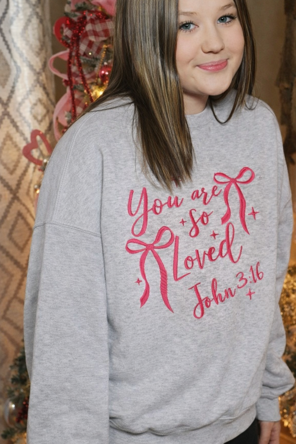 “You Are So Loved” Sweatshirts 🤍💙 John 3:16